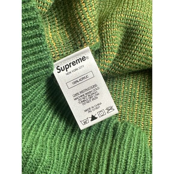 Supreme x Thrasher Sweater Green Size S FW21 - NEW - Picture 5 of 9